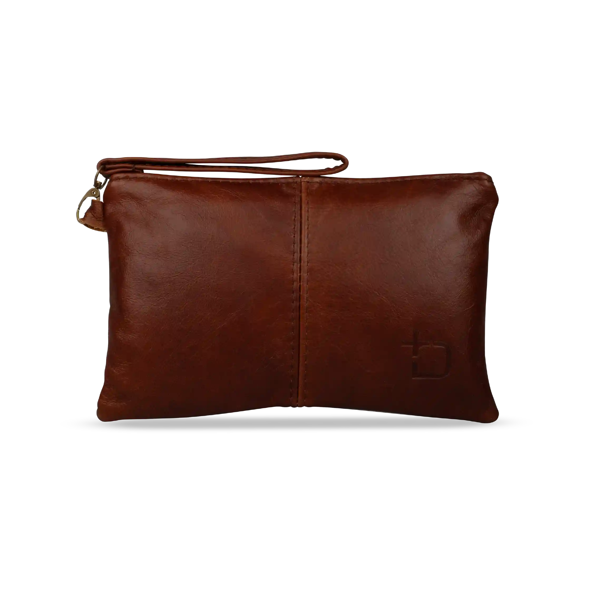 Genuine Leather Sling Clutch Bag
