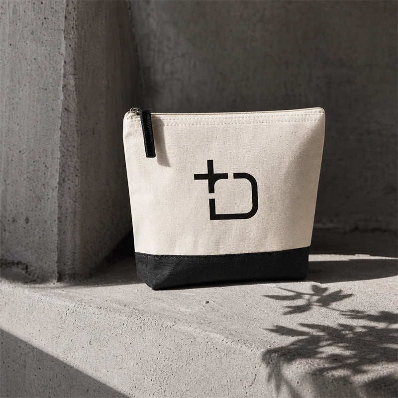 Natural Cotton Bag - Black