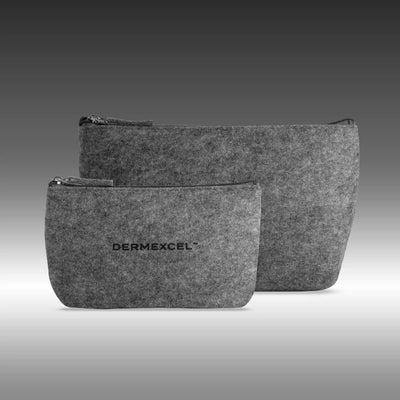DermExcel™ | Felt Cosmetic Bag