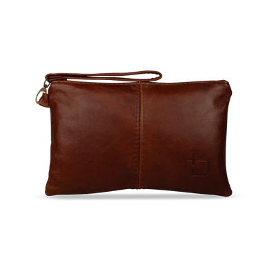 Genuine Leather Sling Clutch Bag